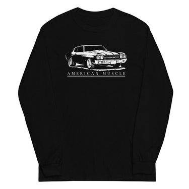 1970 Chevelle SS long sleeve shirt in black